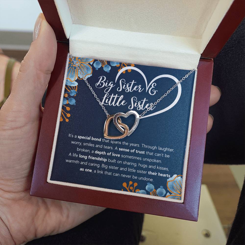 TO MY SISTER BOND INTERLOCKING NECKLACE GIFT SET