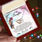 My Baby Girl - Interlocking Heart Necklace