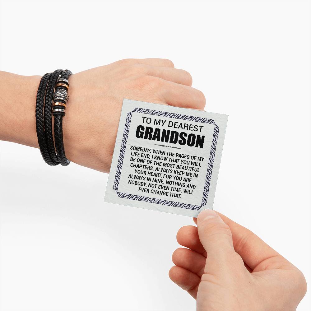 Love You Forever To My Grandson Bracelet Pages Of My Life