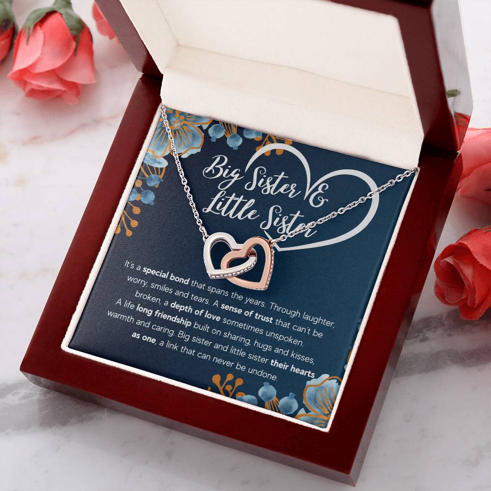 TO MY SISTER BOND INTERLOCKING NECKLACE GIFT SET